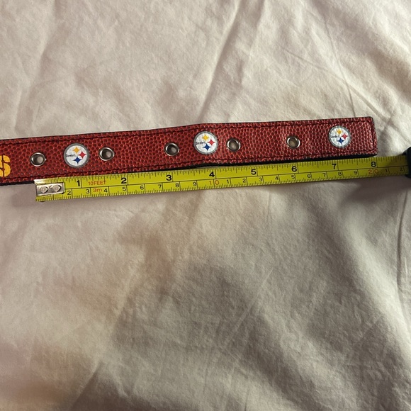 Steelers NFL Football 24” Long Dog Collar - Picture 7 of 16